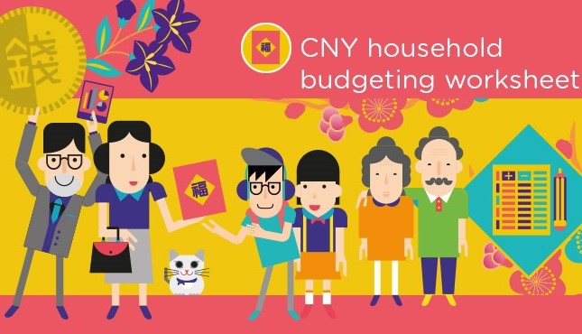 CNY Household Budgeting Worksheet